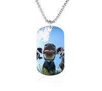 Le mucche Taste The Summer Collana Personalizzata Dog Tag Ciondolo Collane per Uomo Donna Memorial Gioielli In Acciaio Inox
