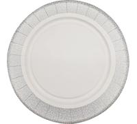 LE NAPPAGE ARTS DE LA TABLE 10 piatti glitterati, in cartone, 23 cm