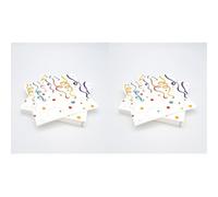 LE NAPPAGE ARTS DE LA TABLE 20 Tovaglioli in Ovatta 3v Happy Carnival 33x33 cm Multicolore (Confezione da 40)