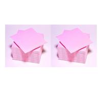 LE NAPPAGE ARTS DE LA TABLE 50 tovaglioli microgoffrati 24x25 cm 2V 100% Nature Rosa Confetto - FSC (Confezione da 2)