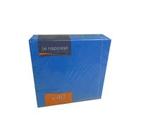 LE NAPPAGE TOVAGLIOLI 38x38 2 VELI 40 PEZZI COLORE BLU SCURO