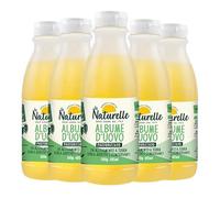 LE NATURELLE - Albume d'uovo, 51g di proteine a bottiglia. Ideale per frittate e pancake fit, omelette, smoothie e porridge proteici. Ottenuto da galline allevate a terra. (6 bottiglie - 500ml)