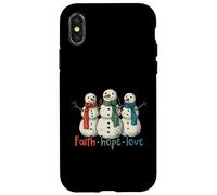 LE NEVE SAPERE IL NATALE È UNA STAGIONE DI FEDE, AMORE E GIOIA! Custodia per iPhone X/XS