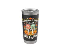 Le nostre piccole zucche ci chiamano Lolli e Pop Fall Grandparents Bicchiere termico in acciaio inox doppia parete