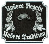 Le nostre Regole la nostra Tradizione Hooligan Ultras Fan Club Hoody Patch ricamato