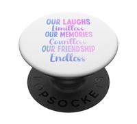 Le nostre risate illimitati Ricordi innumerevoli Amicizia infinita PopSockets PopGrip Adesivo