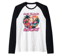 Le nostre vacanze estive per gli amanti dei fenicotteri Flock Rocks Maglia con Maniche Raglan