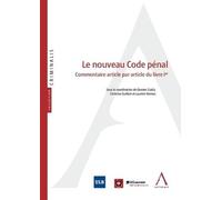 Le nouveau Code pénal: Commentaire article par article du livre 1er