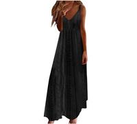 Le Offerte di Oggi Vestito Estivo di Lino Lungo Abito da Spiaggia Cotone Abito Cerimonia Madrina Abito Elegante Donna Nascondi Pancia Vestito per Capodanno My Orders Placed