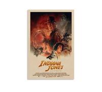Le opere d'arte della pittura a olio di Indiana Jones sono durevoli, impermeabili e facili da pulire in stanze, salotti, camere da letto, cucine e facili da montare, senza cornice, 50 x 75 cm