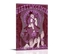Le opere d'arte Fleetwood MacOil sono durevoli, impermeabili e facili da pulire in stanze, salotti, camere da letto, cucine e facili da montare; stile telaio: 50 x 75 cm