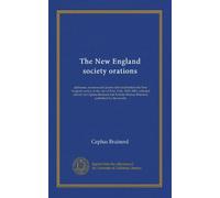 Le orazioni della società del New England (v.1)