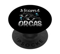 Le orche del team proteggono le balene del mare delle orche PopSockets PopGrip Adesivo