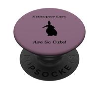 Le orecchie da coniglio in elicottero sono così carine! PopSockets PopGrip Adesivo