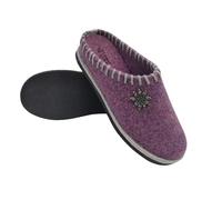 Le Originali Tirolesi Ciabatte Donna in Vera Lana Cotta, Pantofole Invernali 100% Made in Italy, Artigianato Ecosostenibile (Lavanda, 36, Sistema Taglie Calzature EU, Adulto, Donna, Numero, Media, 36)
