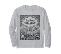 Le Ossa secche prendono Vita alla Farfalla della Bibbia Cristiana Maglia a Manica