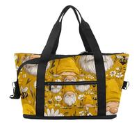 Le palle da baseball della borsa di borsone di viaggio, borsa di notte di fine settimana espandibile, borse impermeabili dell'ospedale del totalizzatore della palestra di sport, Multicolore 17, taglia