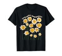 Le Parole contano Parlare gentilezza Inspirational Flower Maglietta