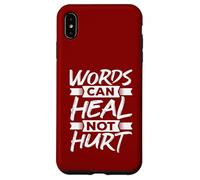 Le parole possono guarire, non ferire Custodia per iPhone XS Max