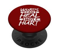 Le parole possono guarire, non ferire PopSockets PopGrip Adesivo
