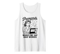 Le Password Mi Fanno Dire Cattive Parole Umoristiche Divertenti Canotta