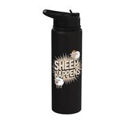 Le pecore accadono Stainless Steel Insulated Water Bottle