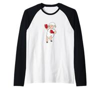 Le Pecore Fanno Boxe Maglia con Maniche Raglan