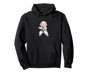Le Pecore Fanno Karate Felpa con Cappuccio