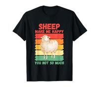 Le Pecore Mi Rendono Felice Non così Tanto Maglietta