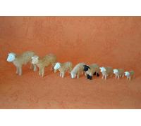 Le pecore un 20 millimetri non dipinto dei bestiami Anello-girati Anello-hanno girato le montagne animali del minerale metallifero Anello-girate animale NUOVE