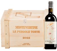 Le Pergole Torte Rosso Toscana IGT 2022 6 bottiglie in cassetta di legno 4,5 l