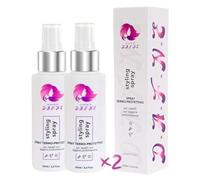 Le Perle di Dafne - 2x100ml - Spray termoprotettore capelli professionale con cheratina - Protezione Termica da Calore e UV, Idratante e Profumato, ristrutturante e anti-Crespo per Capelli Lucenti