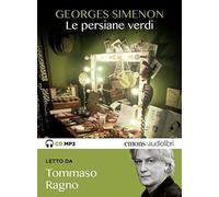 Le persiane verdi letto da Tommaso Ragno. Audiolibro. CD Audio formato MP3 [Audi