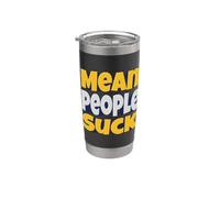Le persone cattive succhiano - sii gentile invece Bicchiere termico in acciaio inox doppia parete