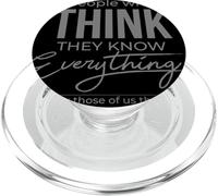 Le persone che pensano, sanno tutto, infastidiscono quelle PopSockets PopGrip per MagSafe