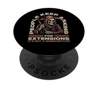 Le persone continuano a chiedere estensioni Non è un abbonamento PopSockets PopGrip Adesivo