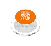 Le persone deboli mettono giù gli altri | Anti bullismo dicendo uomini donne PopSockets PopGrip per MagSafe