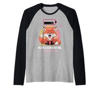 Le Persone Divertenti introverse Mi scaricano Anche in Piccole dosi Maglia con Maniche Raglan