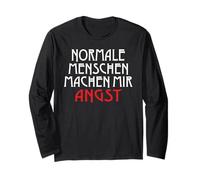 Le persone normali mi spaventano Maglia a Manica