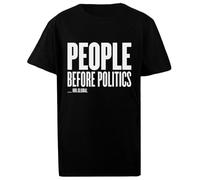 Le Persone Prima della Politica T-Shirt da Bambino in Cotone Nera