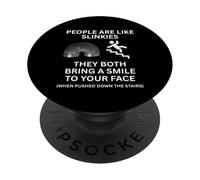 Le persone sono come Slinkies Snarky Divertente Sarcastico Dire Gioco di parole PopSockets PopGrip Adesivo