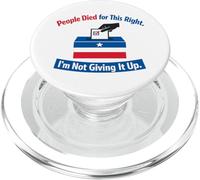 Le persone sono morte per questo diritto di voto PopSockets PopGrip per MagSafe