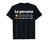Le Persone Una Stella Non Le Consiglio Umorismo Maglietta
