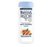 Le Petit Marseillais | Crema doccia ad alta tolleranza ricco olio di mandorle biologico (flacone da 400 ml) - 98% di ingredienti di origine naturale - Gel doccia per pelli molto secche e sensibili