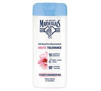 Le Petit Marseillais | Gel doccia ammorbidente ad alta tolleranza fiore di mandorlo biologico (flacone da 400 ml) - 98% di ingredienti di origine naturale - per pelli secche e sensibili