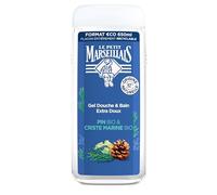 Le Petit Marseillais | Gel doccia extra morbido pino biologico & criste marine bio (650 ml) - Idrata e rinfresca, pH neutro, senza coloranti e 92% di origine naturale - Flacone 100% riciclabile