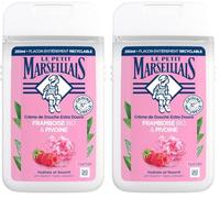 Le Petit Marseillais, Gel Doccia Lampone e peonia, 250ml (Confezione da 2)