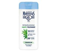 Le Petit Marseillais | Gel Doccia Protettivo Alta Tolleranza Canapa Bio (flacone da 400 ml) - 98% di ingredienti di origine naturale - Per pelli reattive e sensibili