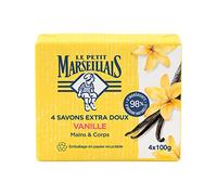 Le Petit Marseillais Sapone Extra Soft Vaniglia - Set di 4 x 100 g