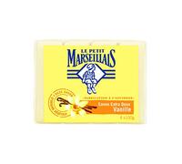 Le Petit Marseillais Sapone solido vaniglia, azione antibatterica, 4 x 100 g